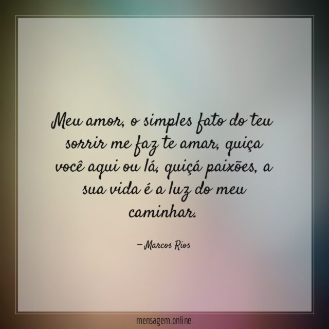 Meu amor