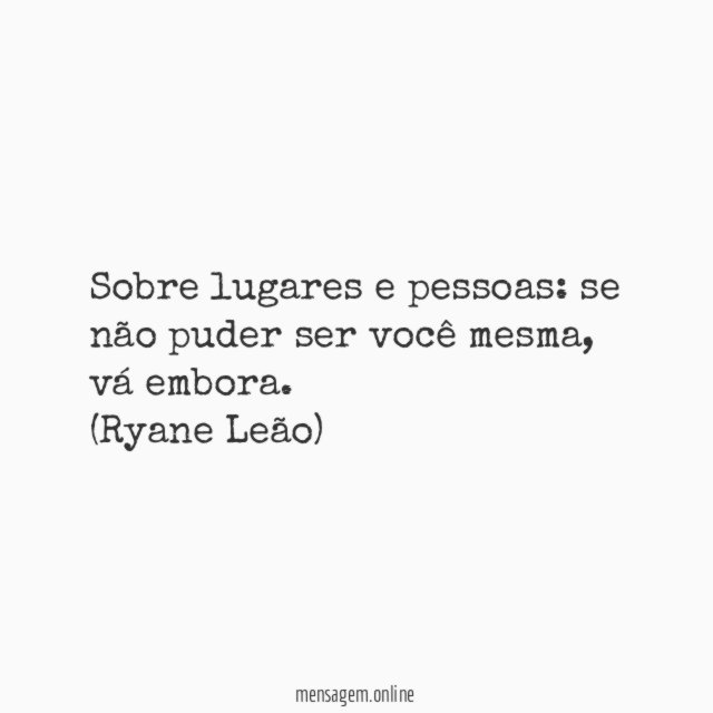 Sobre lugares e pessoas