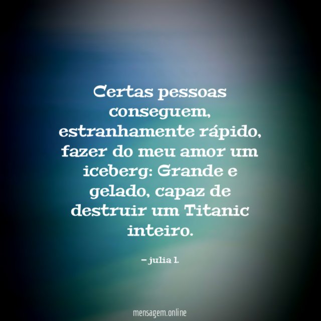 Certas pessoas conseguem