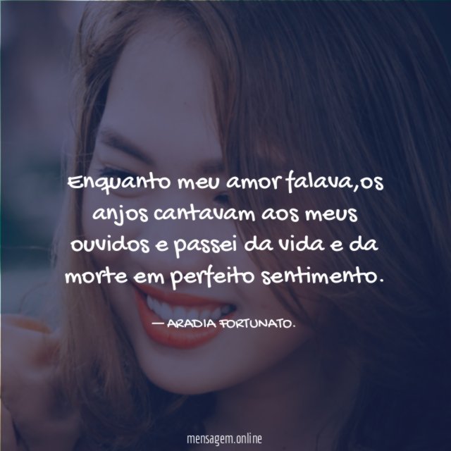 Enquanto meu amor falava