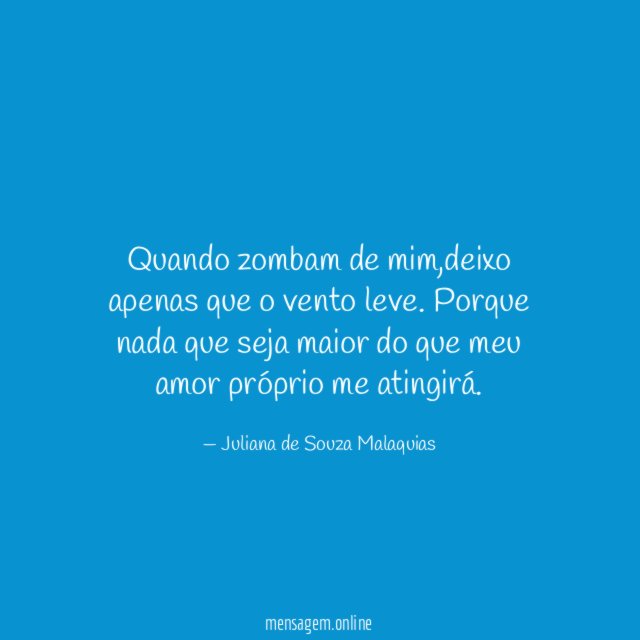 Quando zombam de mim