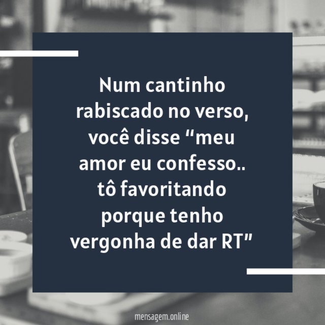 Num cantinho rabiscado no verso