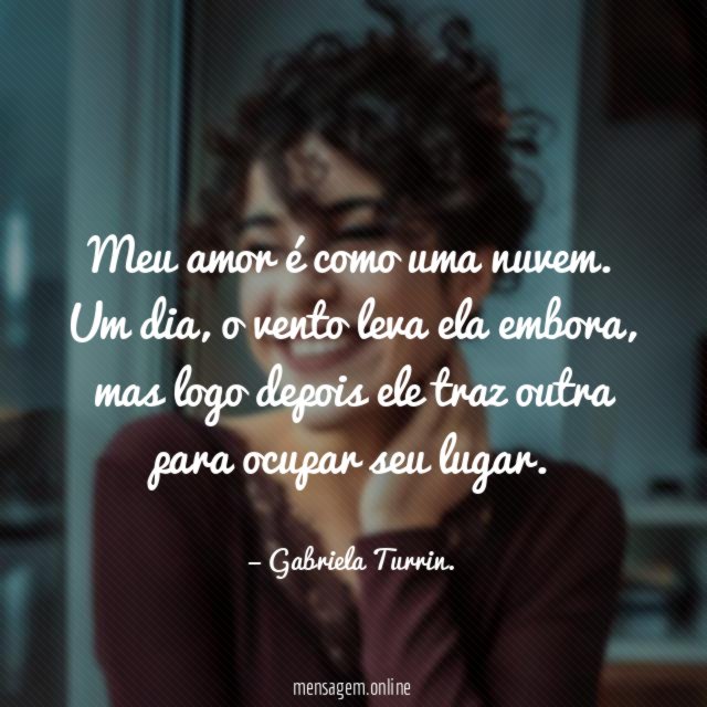 Meu amor é como uma nuvem