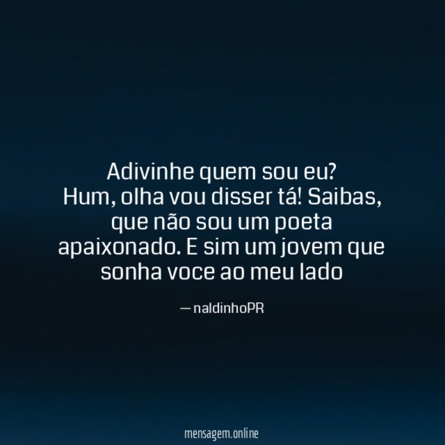 Adivinhe quem sou eu