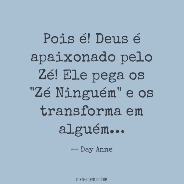 Pois é