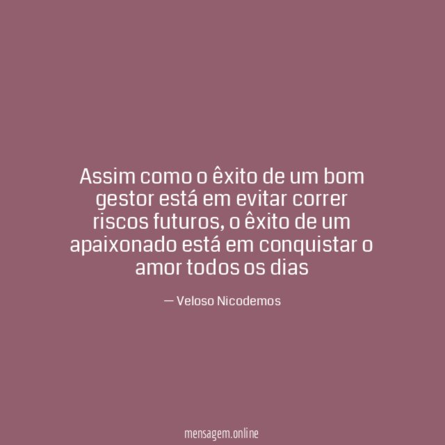 Assim como o êxito de um bom gestor