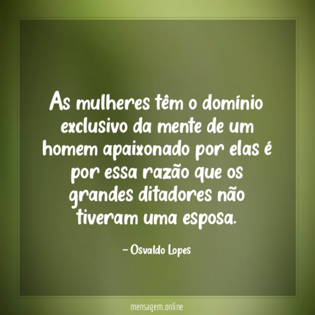 As mulheres têm o domínio exclusivo da mente