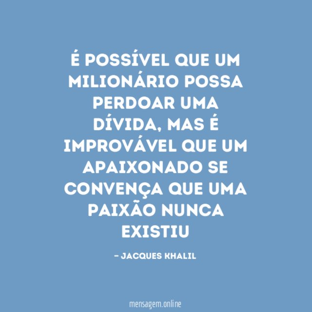 É POSSÍVEL QUE UM MILIONÁRIO POSSA PERDOAR UMA DÍVIDA