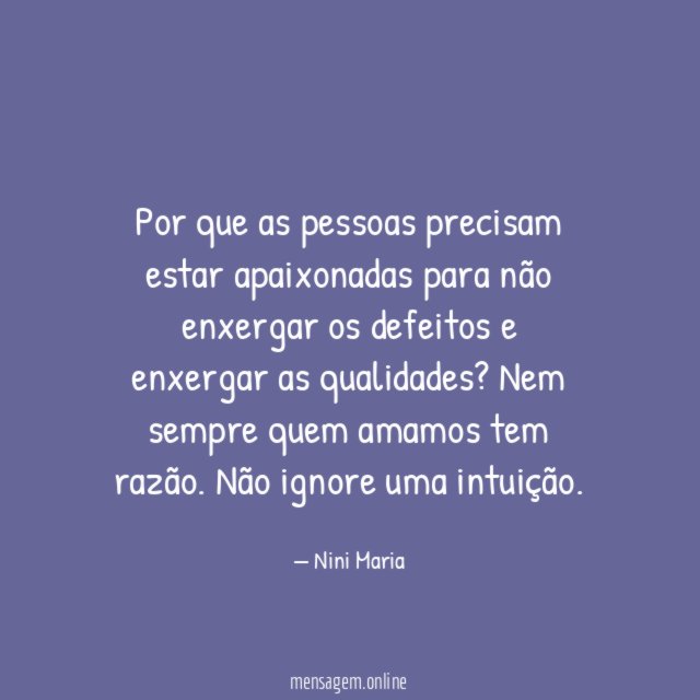 Por que as pessoas precisam estar apaixonadas para