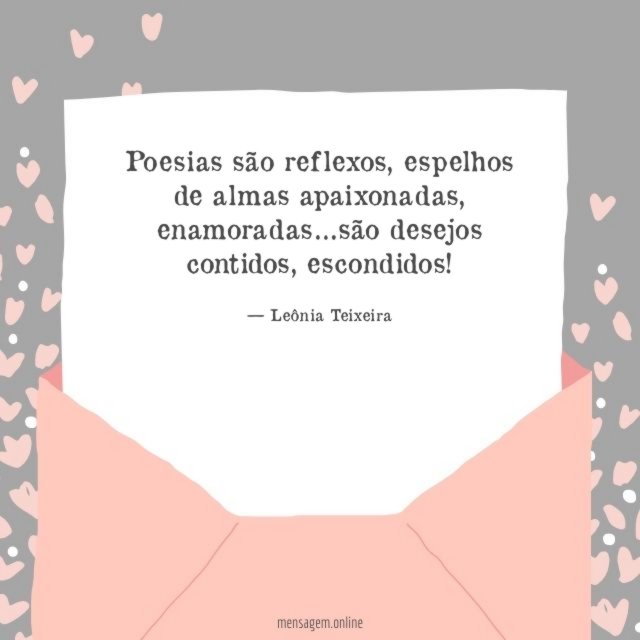 Poesias são reflexos
