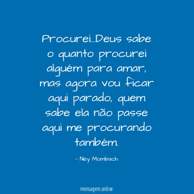 Procurei