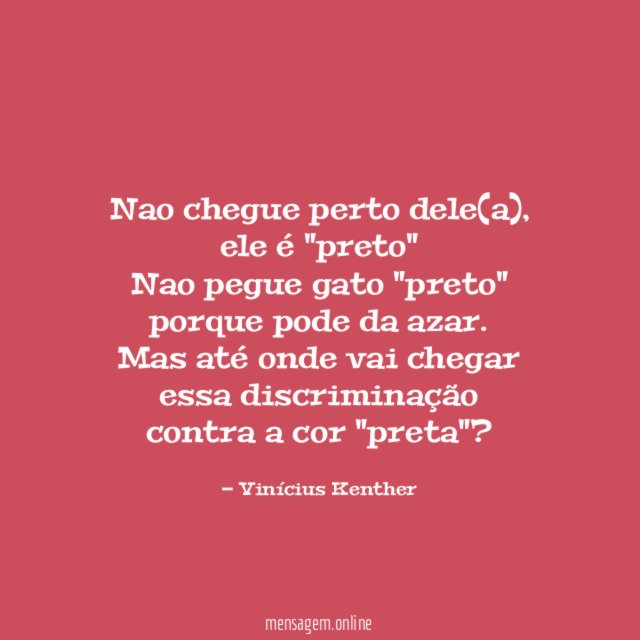 Nao chegue perto dele(a)