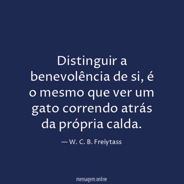 Distinguir a benevolência de si