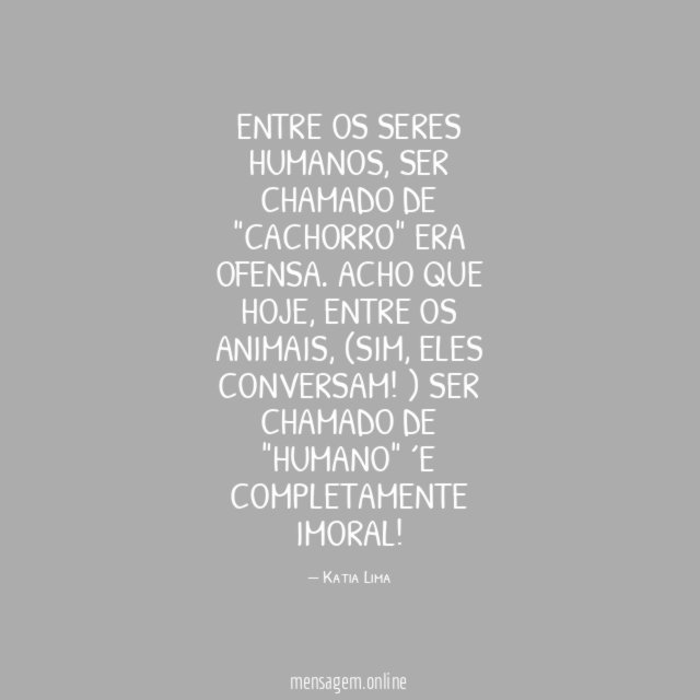 Entre os seres humanos