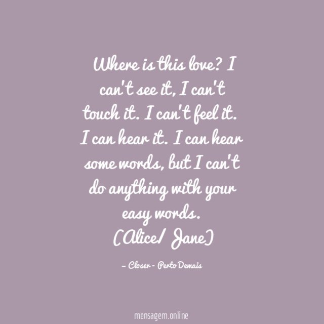 Where is this love