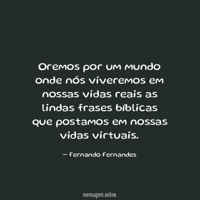 Oremos por um mundo onde nós viveremos em