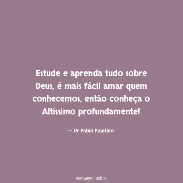Estude e aprenda tudo sobre Deus