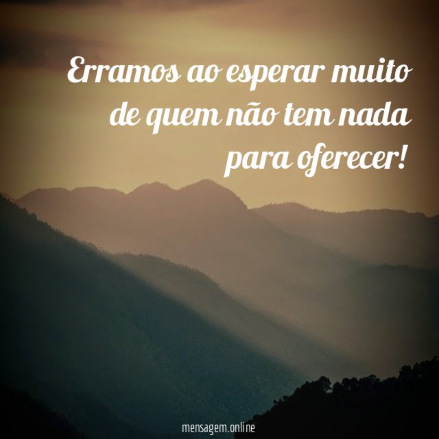 Nada para oferecer
