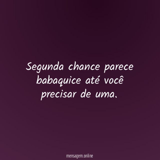 Segunda chance