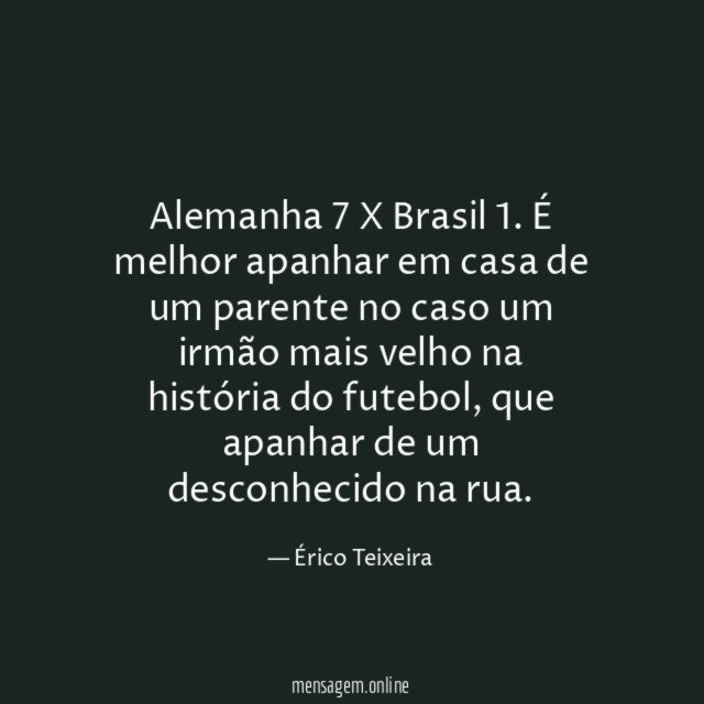 Alemanha 7 X Brasil 1