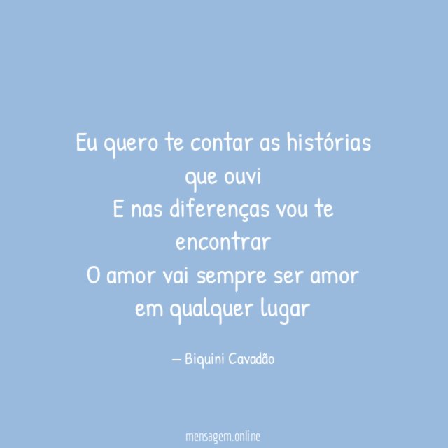 Eu quero te contar as histórias que ouvi E