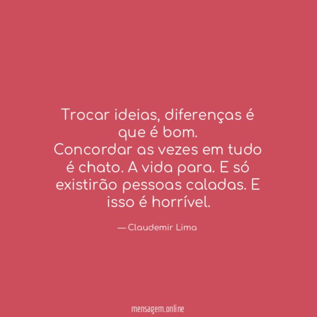 Trocar ideias