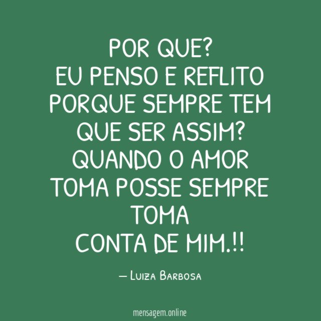Por que