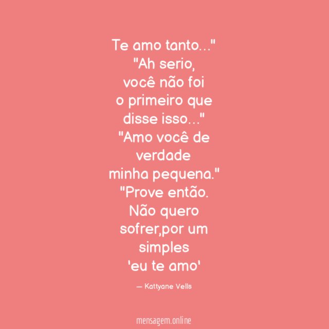"Te amo tanto…"