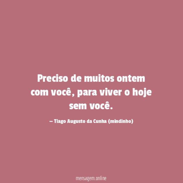 Preciso de muitos ontem com você
