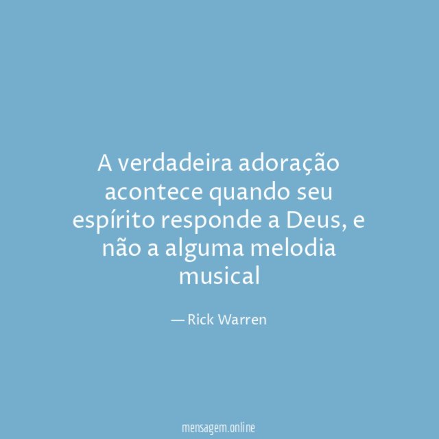 A verdadeira adoração acontece quando seu espírito responde a Deus