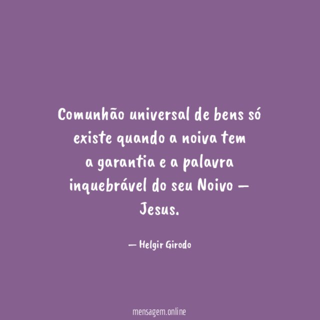 Comunhão universal de bens só existe quando a
