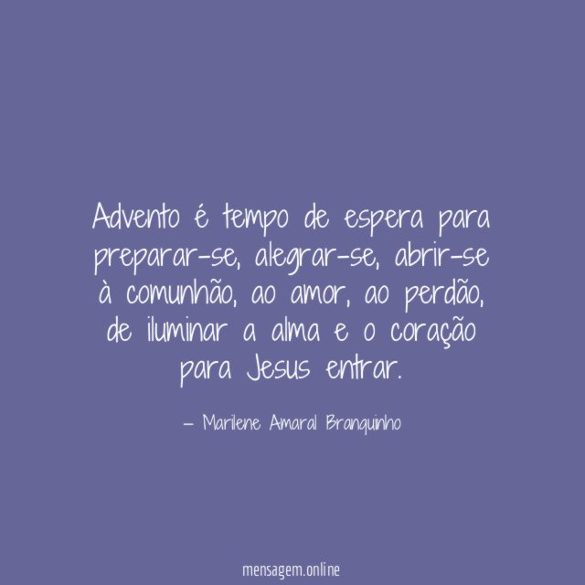 Advento é tempo de espera para preparar-se
