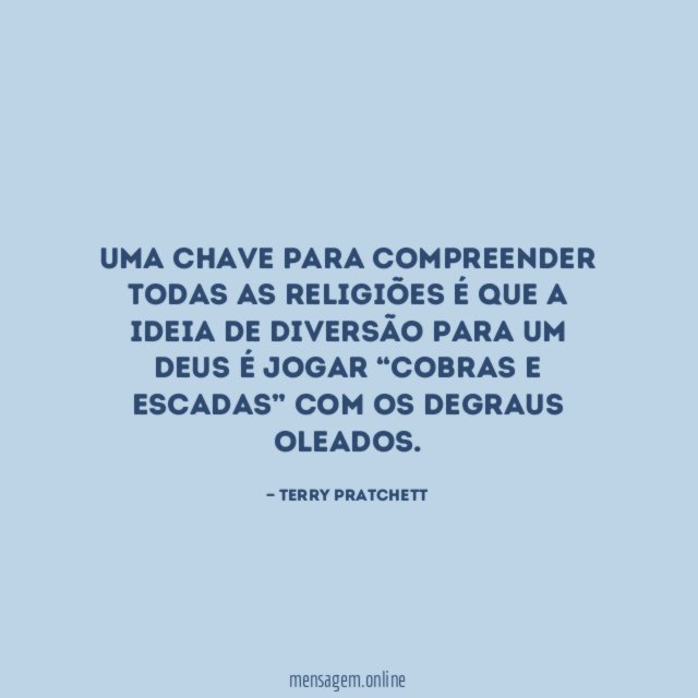 Uma chave para compreender todas as religiões é