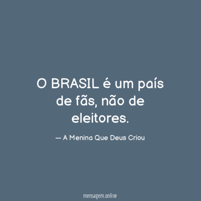 O BRASIL é um país de fãs