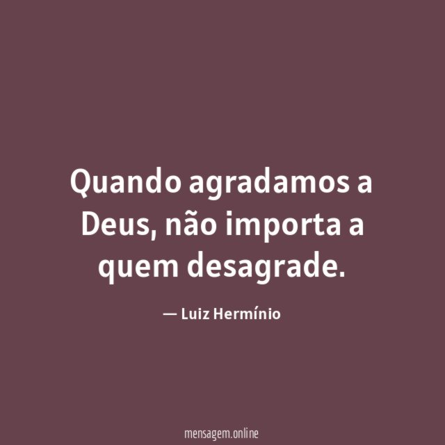 Quando agradamos a Deus
