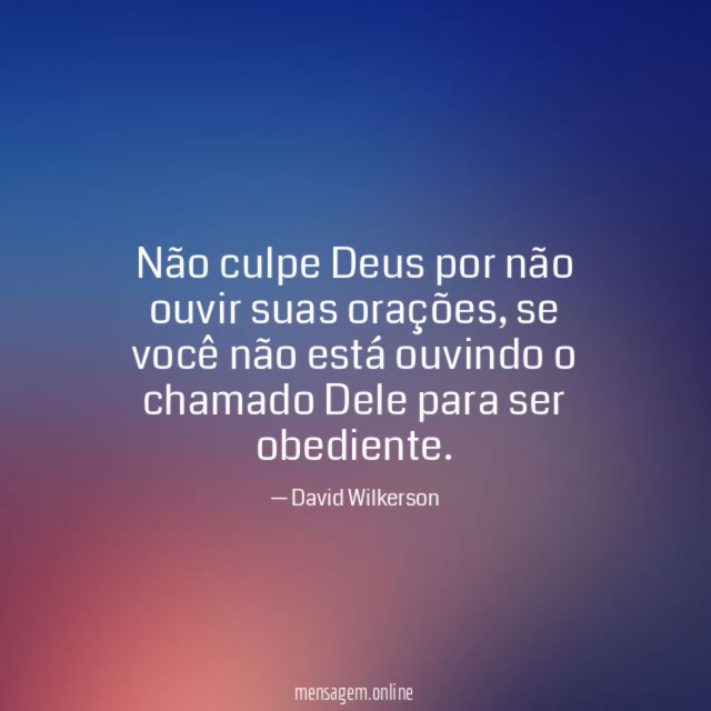 Não culpe Deus por não ouvir suas orações