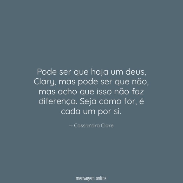 Pode ser que haja um deus