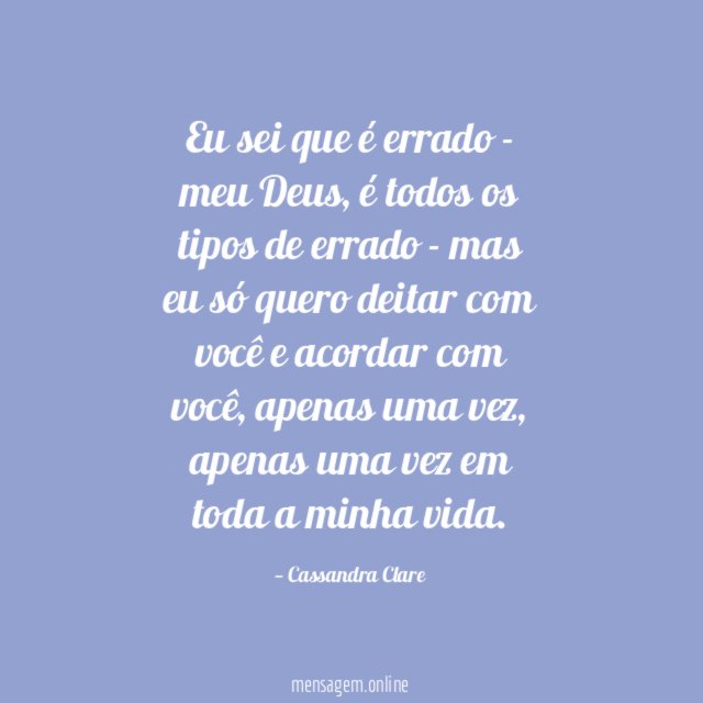 Eu sei que é errado - meu Deus
