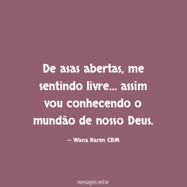 De asas abertas