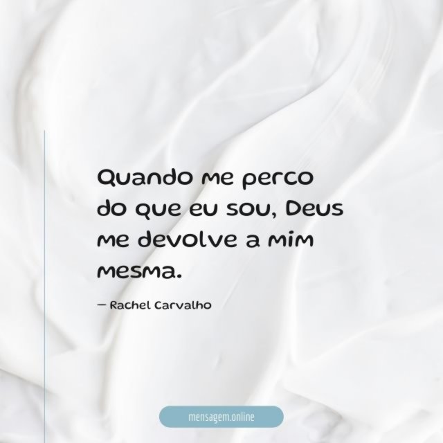 Quando me perco do que eu sou