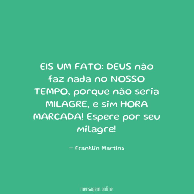 EIS UM FATO