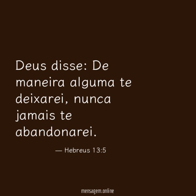 Deus disse