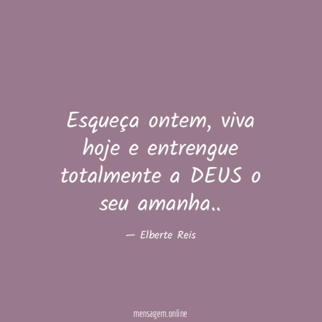 Esqueça ontem