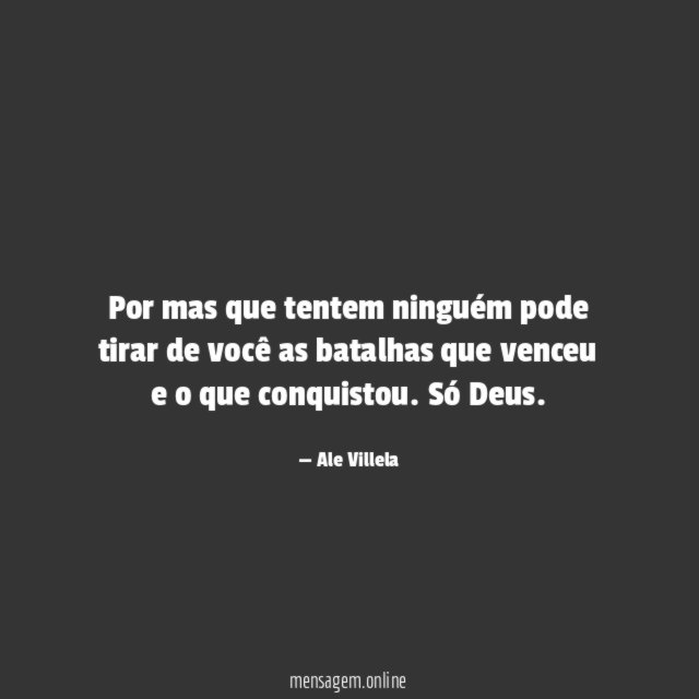 Por mas que tentem ninguém pode tirar de