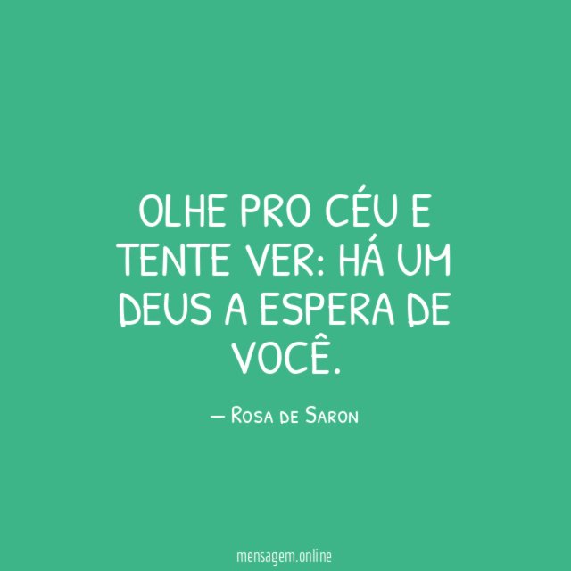 Olhe pro céu e tente ver