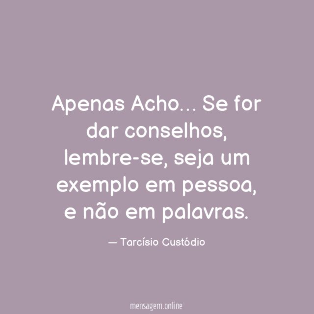 Apenas Acho