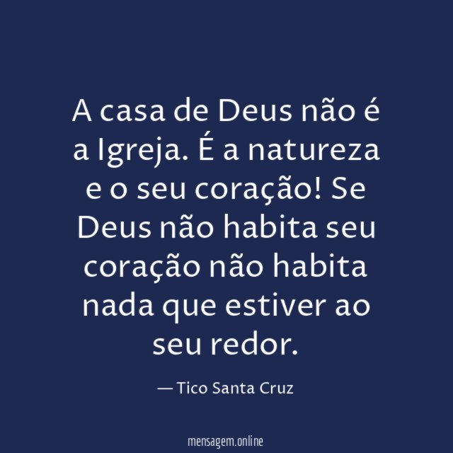 A casa de Deus não é a Igreja
