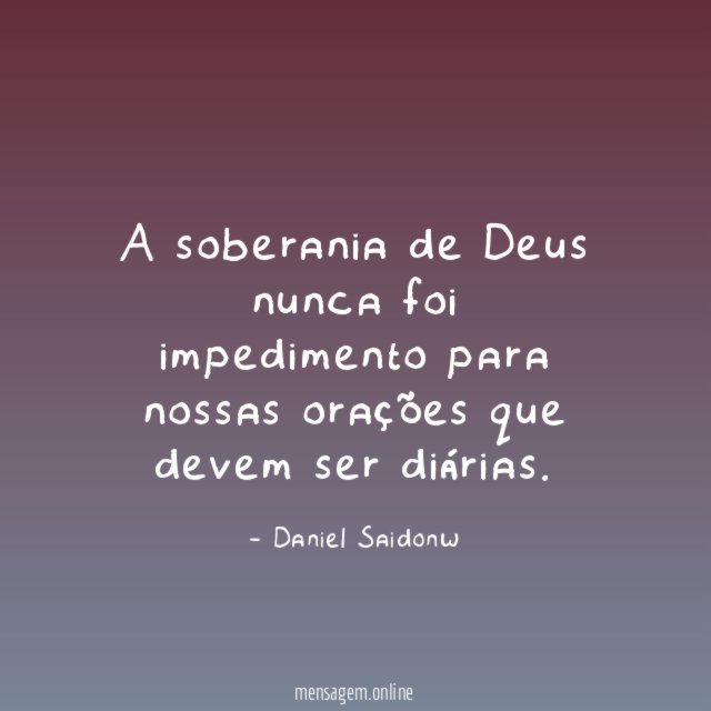 A soberania de Deus nunca foi impedimento para
