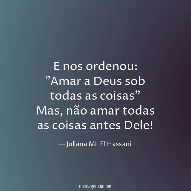 E nos ordenou