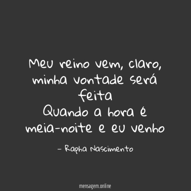 Meu reino vem